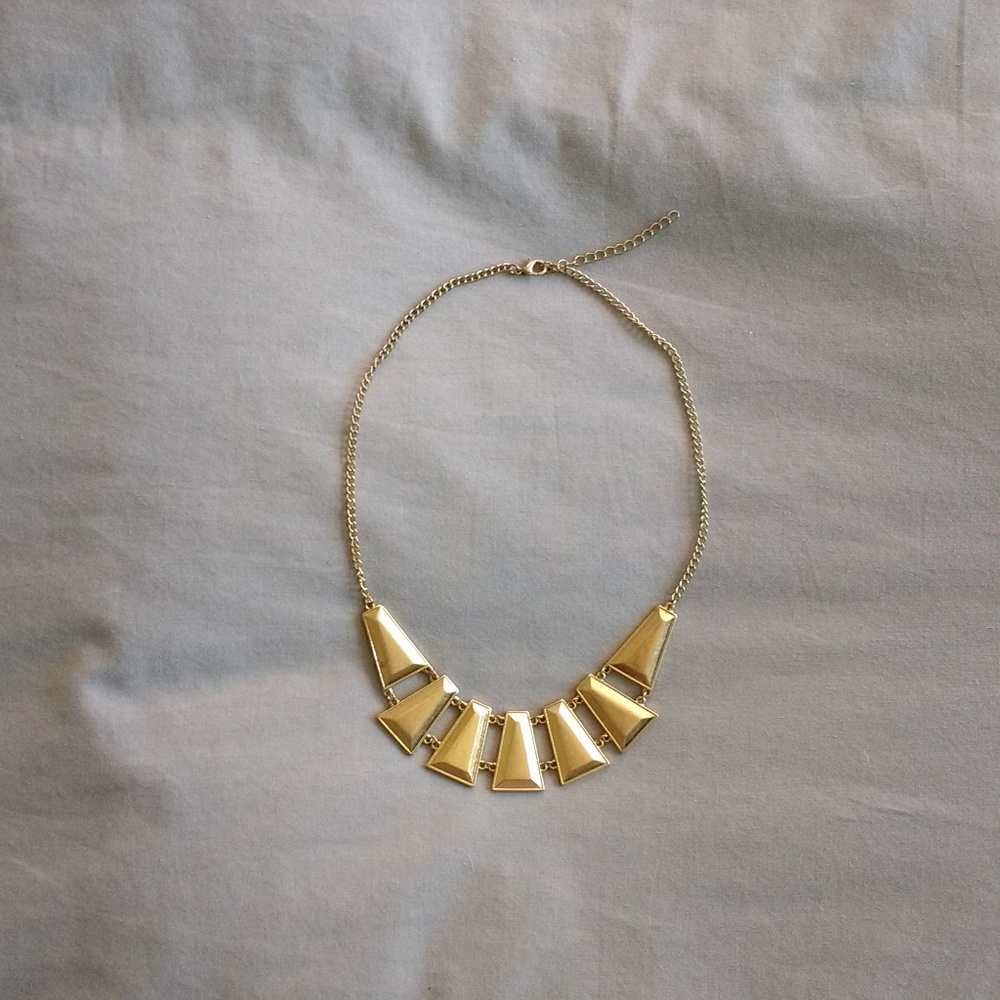 Old Navy gold shaped necklace